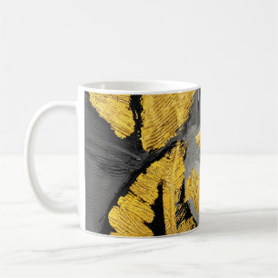 Abstrakter Goldhintergrund Luxus reich an Vintagen Kaffeetasse