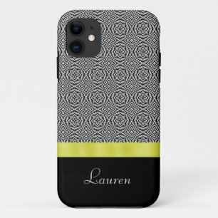 Abstrakter GoldiPhone 5 Schwarzweiss-Kasten Case-Mate iPhone Hülle