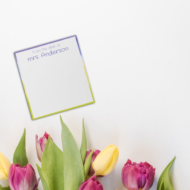 Abstrakter Gradientenlavender Notizblock (Von Creator hochgeladen)