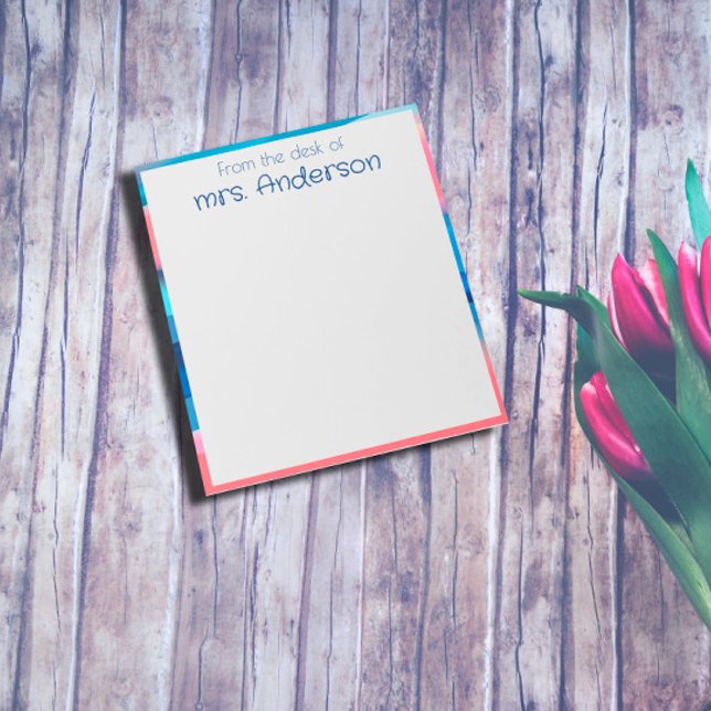 Abstrakter Gradientenstreifen Notizblock (Von Creator hochgeladen)