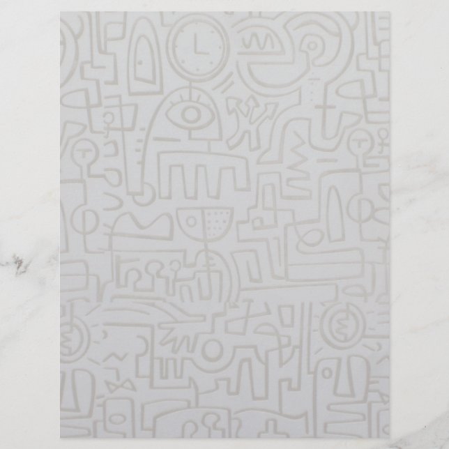 Abstrakter Graffiti-Flyer Flyer (Vorne)