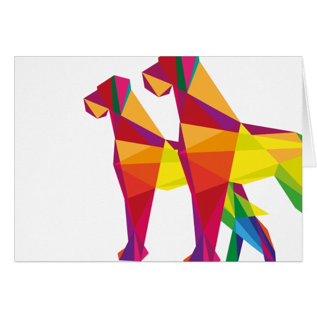Abstrakter Großhund (Vorderseite (Horizontal))