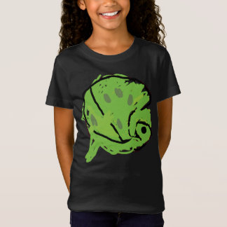 Abstrakter Grüner Anaconda-Dschungel Zeichnend T-Shirt