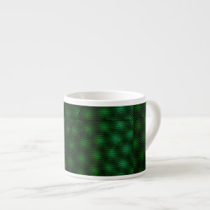 Abstrakter grüner Hintergrund Espressotasse
