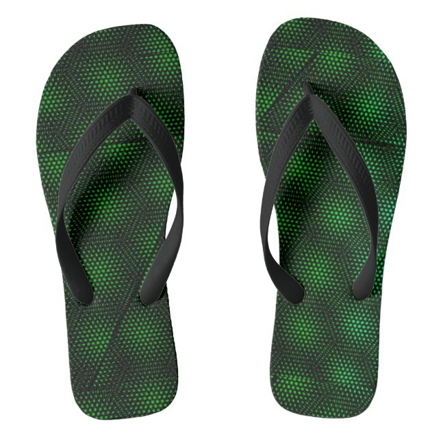 Abstrakter grüner Hintergrund Flip Flops (Fußbett)