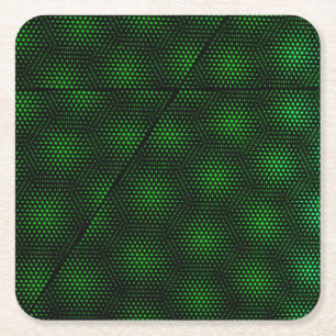 Abstrakter grüner Hintergrund Rechteckiger Pappuntersetzer