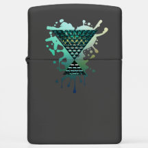 Abstrakter grüner Kristallpalast