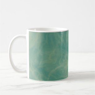 abstrakter grüner Marmor Kaffeetasse