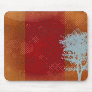 Abstrakter Grunge-Baummousepad Mousepad