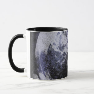 Abstrakter Grunge-Ring n Stern Keramik-Tasse Tasse
