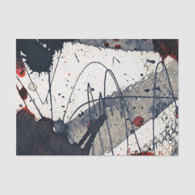 Abstrakter Grungehintergrund, Tintenbeschaffenheit Seidenpapier (Vorderseite)