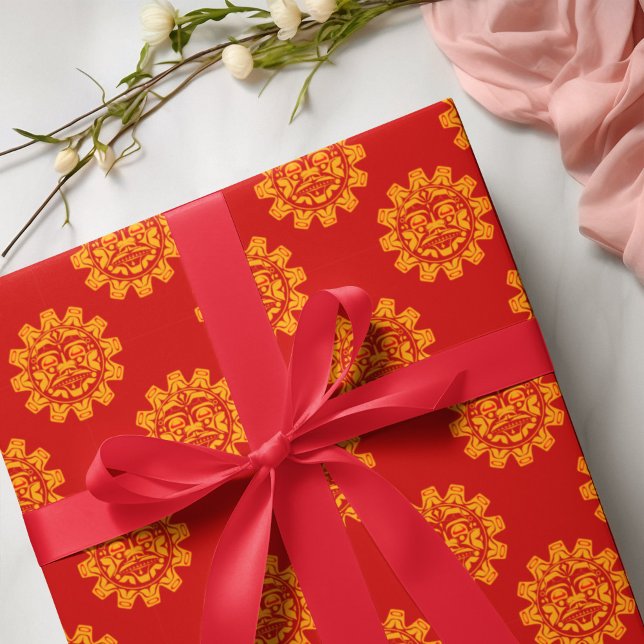 Abstrakter Haida-Gefechtsverband Geschenkpapier (Von Creator hochgeladen)