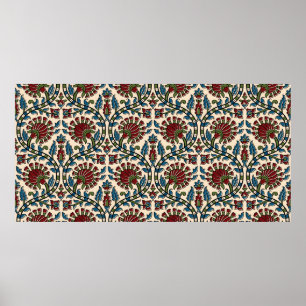 abstrakter Handblock, Druckhintergrunddesign Poster