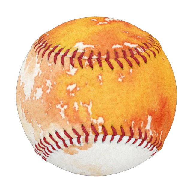 Abstrakter, handgemalter Aquarellhintergrund. 2 2 Baseball (Vorderseite)