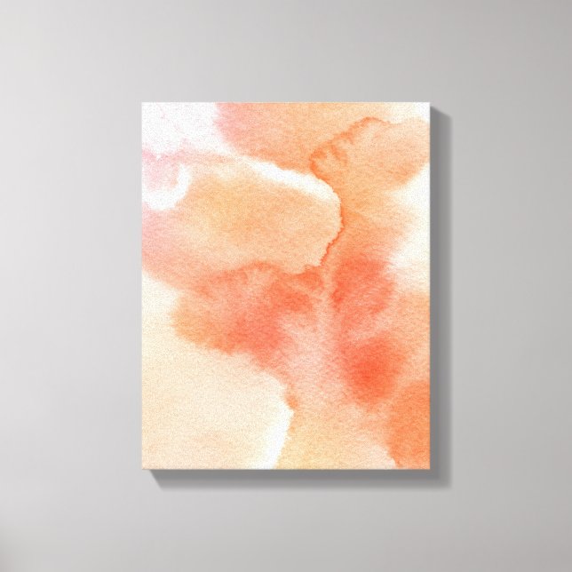 Abstrakter, handgemalter Hintergrund Leinwanddruck (Vorderseite)