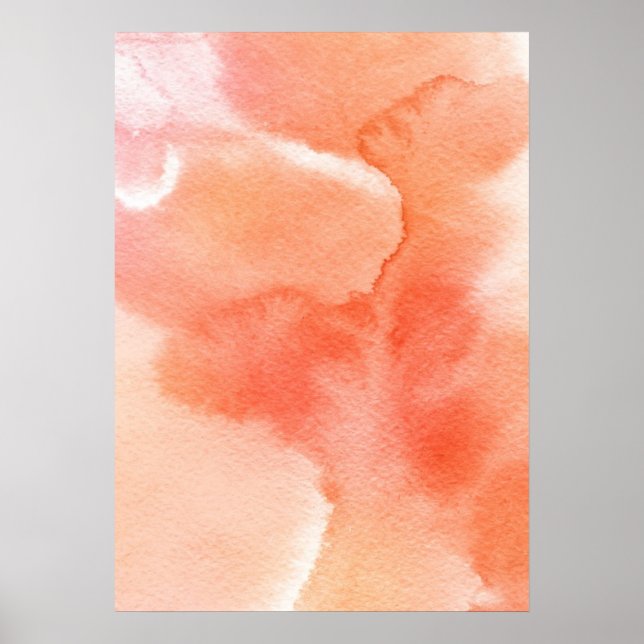 Abstrakter, handgemalter Hintergrund Poster (Vorne)