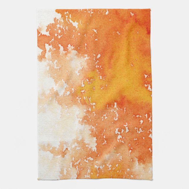 Abstrakter handgemalter Watercolorhintergrund. 2 Geschirrtuch (Vertikal)