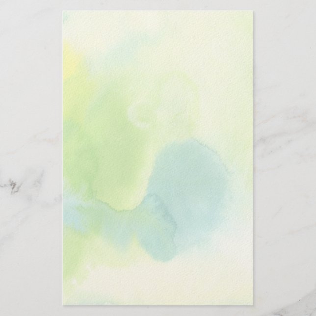 Abstrakter, handgestrichener Aquarellhintergrund 1 Briefpapier (Vorderseite)