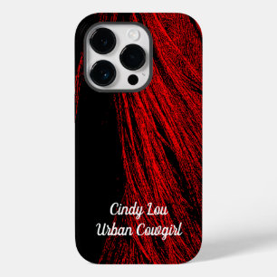 Abstrakter Handy-Fall für Red Horse Mane Case-Mate iPhone 14 Pro Hülle
