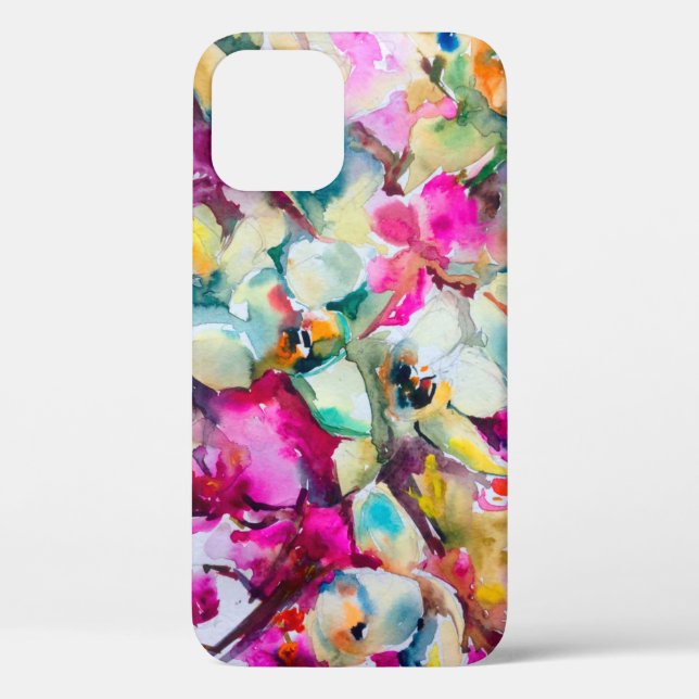 Abstrakter, heller dekorativer Hintergrund. Flo Case-Mate iPhone Hülle (Rückseite)