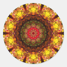 Abstrakter Herbst | Farbenfrohe Mandala