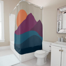 Abstrakter Herbst Herbstgebirge Landschaft Sonnenu