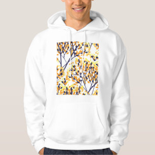 Abstrakter Herbstbaum Modernes Muster Hoodie