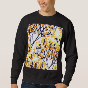 Abstrakter Herbstbaum Modernes Muster Sweatshirt
