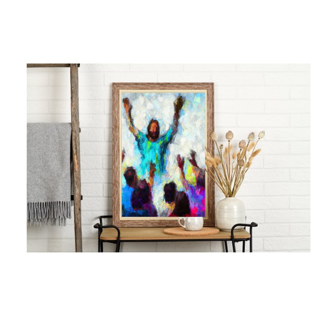 Abstrakter Herr, wir brauchen euch jetzt mehr als  Poster (Von Creator hochgeladen)