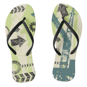 Abstrakter Hightech-Hintergrund Flip Flops