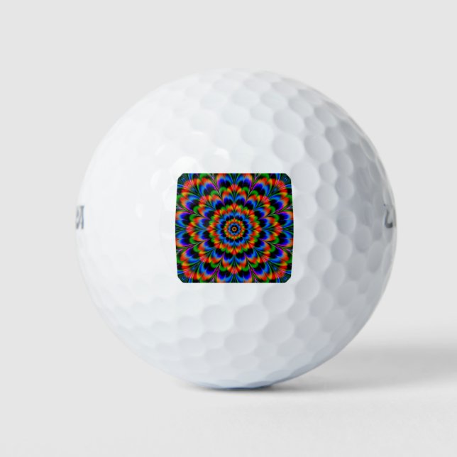 Abstrakter Hintergrund 2 Golfball (Vorderseite)