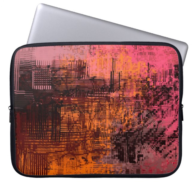Abstrakter Hintergrund. 2D Illustrationsbild. Ex Laptopschutzhülle (Vorderseite)