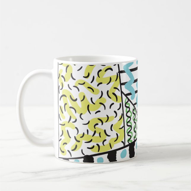 Abstrakter Hintergrund 3 Kaffeetasse (Links)