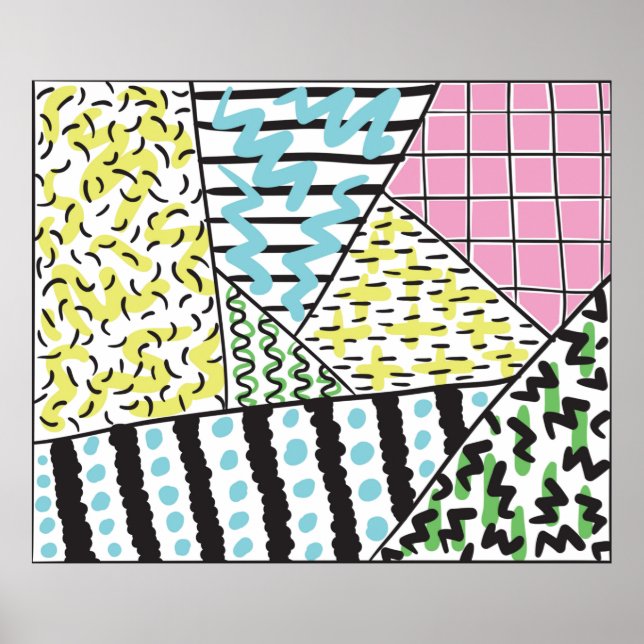 Abstrakter Hintergrund 3 Poster (Vorne)