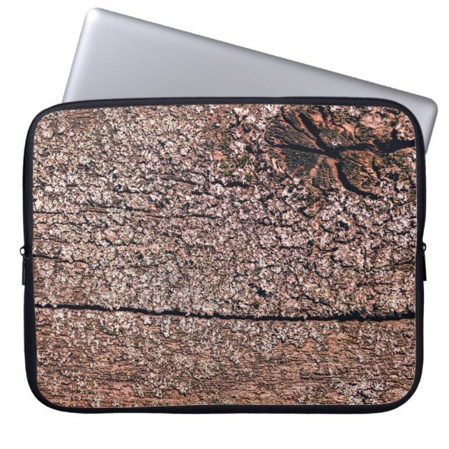 abstrakter Hintergrund aus der alten Holzstruktur  Laptopschutzhülle (Vorderseite)