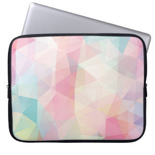 abstrakter Hintergrund bestehend aus Dreiecken Hin Laptopschutzhülle