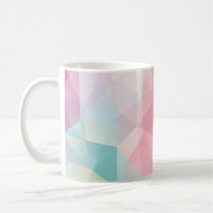 abstrakter Hintergrund bestehend aus trianglesback Kaffeetasse