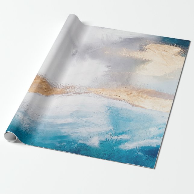 Abstrakter Hintergrund der Ölstruktur. Farbe auf d Geschenkpapier (Ungerollt)