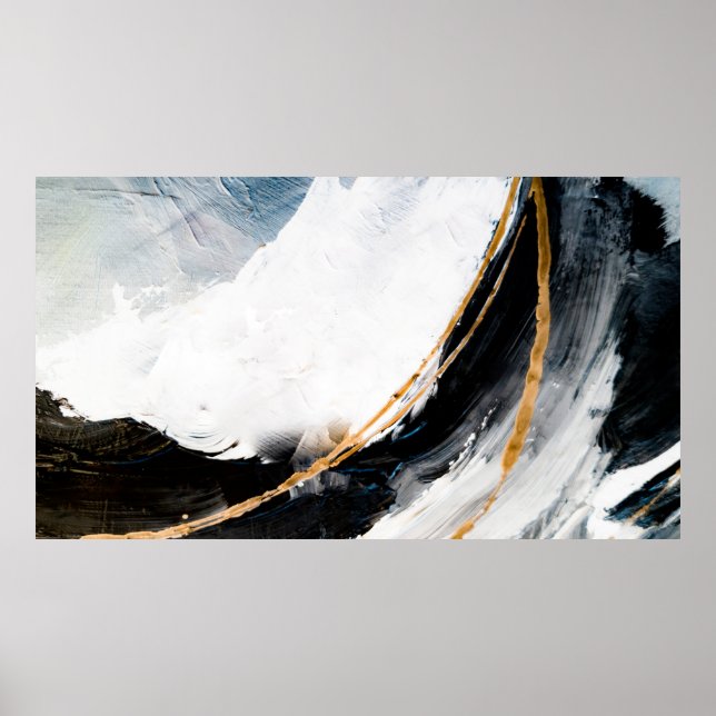 Abstrakter Hintergrund der Ölstruktur. Farbe auf d Poster (Vorne)