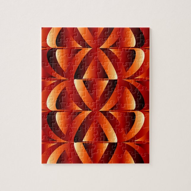 Abstrakter Hintergrund der optischen Illusion Puzzle (Vertikal)