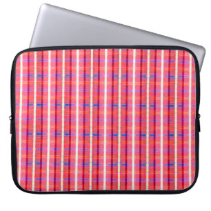 abstrakter Hintergrund, farbenfrohe sich schneiden Laptopschutzhülle