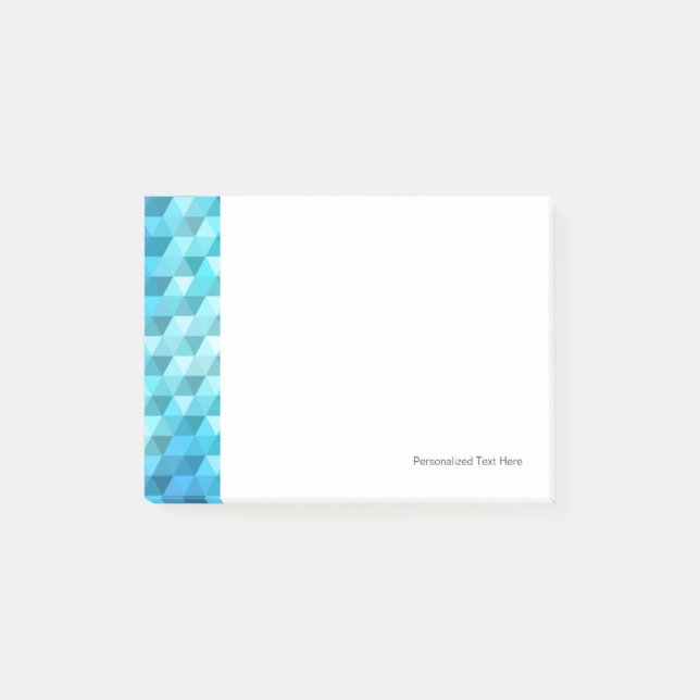 Abstrakter Hintergrund gemacht vom Mosaikmuster Post-it Klebezettel (Vorderseite)