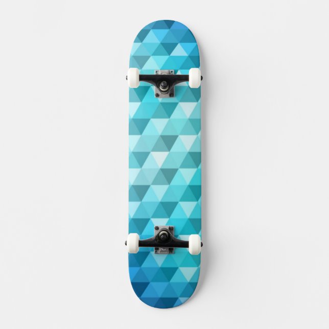 Abstrakter Hintergrund gemacht vom Mosaikmuster Skateboard (Vorderseite)
