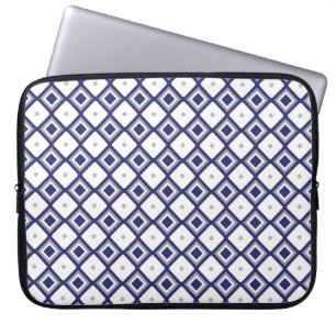 Abstrakter Hintergrund geometrisches ornamentales Laptopschutzhülle