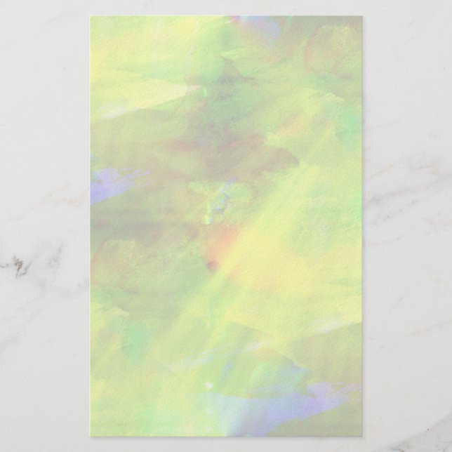abstrakter Hintergrund, grün, gelb Briefpapier (Vorderseite)