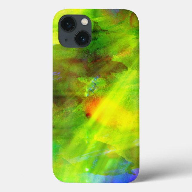 abstrakter Hintergrund, grün, gelb Case-Mate iPhone Hülle (Rückseite)