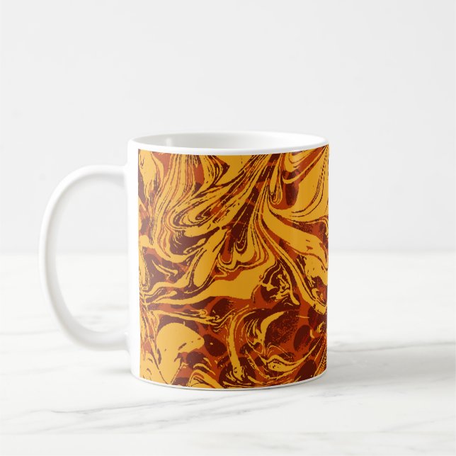 Abstrakter Hintergrund Grunge Vintage Textur Grafi Kaffeetasse (Links)