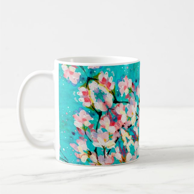 Abstrakter Hintergrund Kaffeetasse (Links)