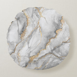 abstrakter Hintergrund, kreative Textur der weißen Rundes Kissen