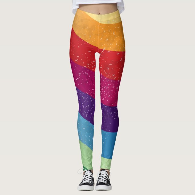 Abstrakter Hintergrund Leggings (Vorderseite)